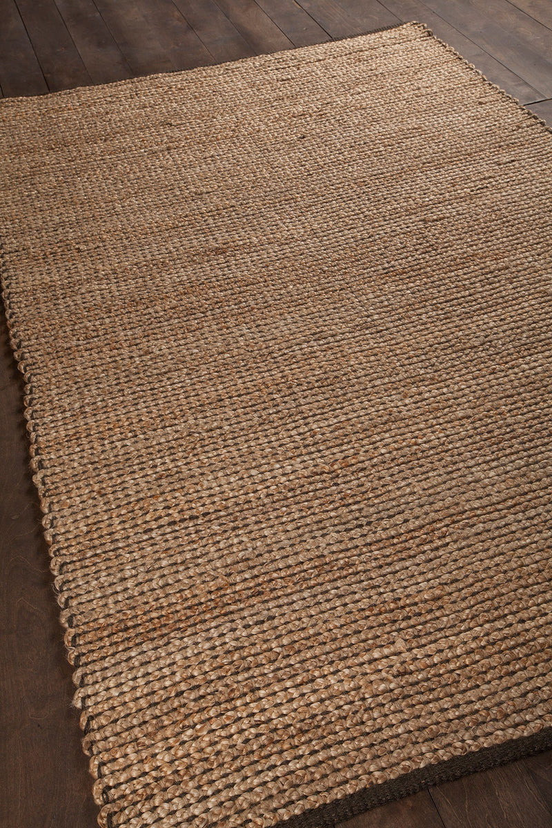 media image for Zola Hand Woven Reversible Jute Zol 17104 Rug Chandra Rugs 5 268