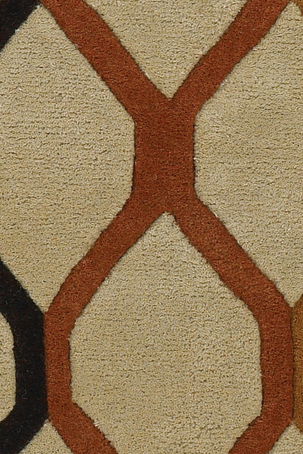 media image for Rowe Hand Tufted Contemporary Row 11125 Rug Chandra Rugs 3 253