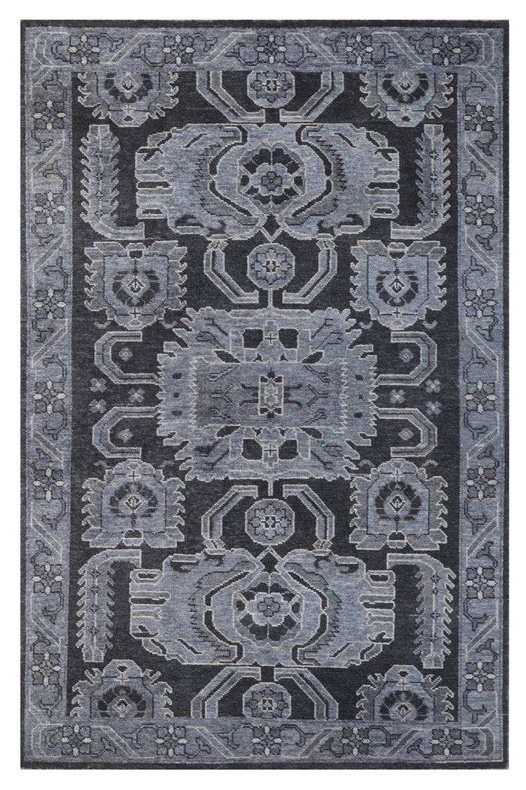 media image for Eden Hand Knotted Traditional Ede 49003 Rug Chandra Rugs 1 257