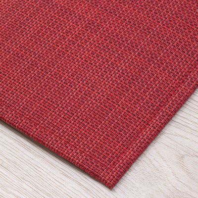 product image for Mini Basketweave Scarlet Rug Chilewich Chw 200869 047 2 41