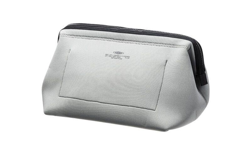 media image for wired pouch large light gray orange design by puebco 2 213