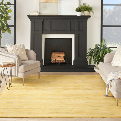product image for Nourison Home Interweave Yellow Modern Rug By Nourison Nsn 099446112941 8 50