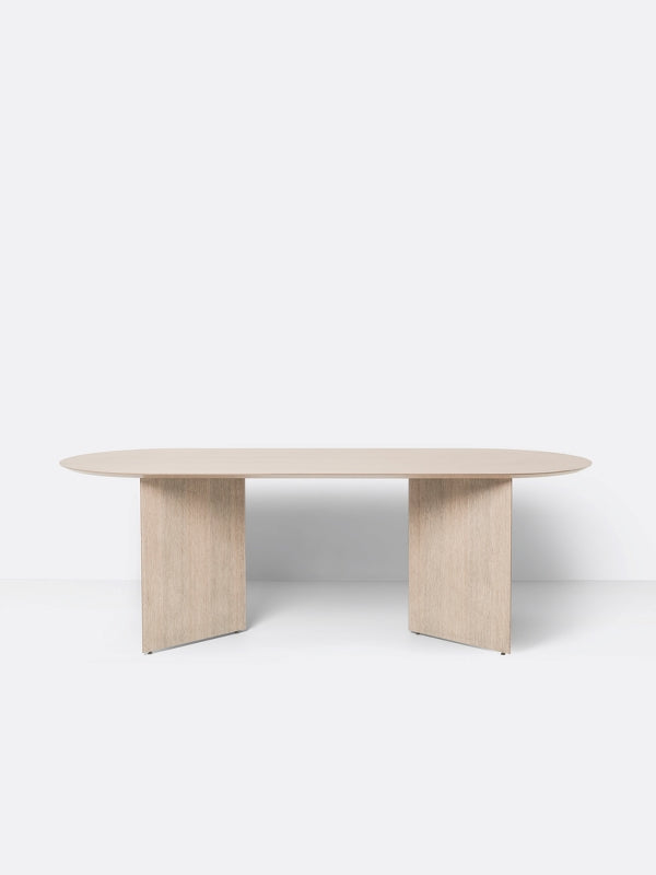 Oval Mingle Table Top in Natural Veneer 220 cm by Ferm Living