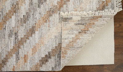 product image for Elstow Hand Woven Diamond Beige / Gray Rug 5 86