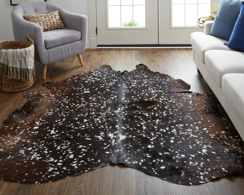 media image for briona rustic cowhide rug silver rug by bd fine ellraindslv000q02 7 274