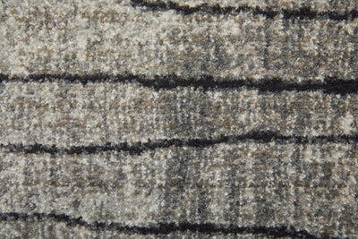 product image for Kiba Abstract Gray/Black/Taupe Rug 5 3