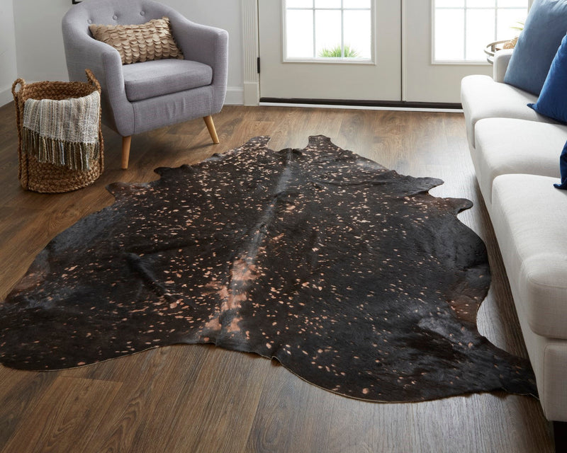 media image for briona rustic cowhide rug copper rug by bd fine ellraindcop000q02 8 247