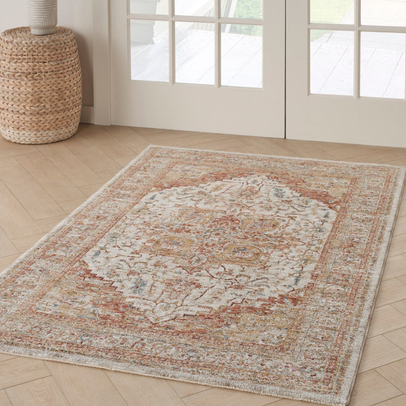 media image for Nourison Home Sahar Ivory Rust Vintage Rug By Nourison Nsn 099446898692 9 293