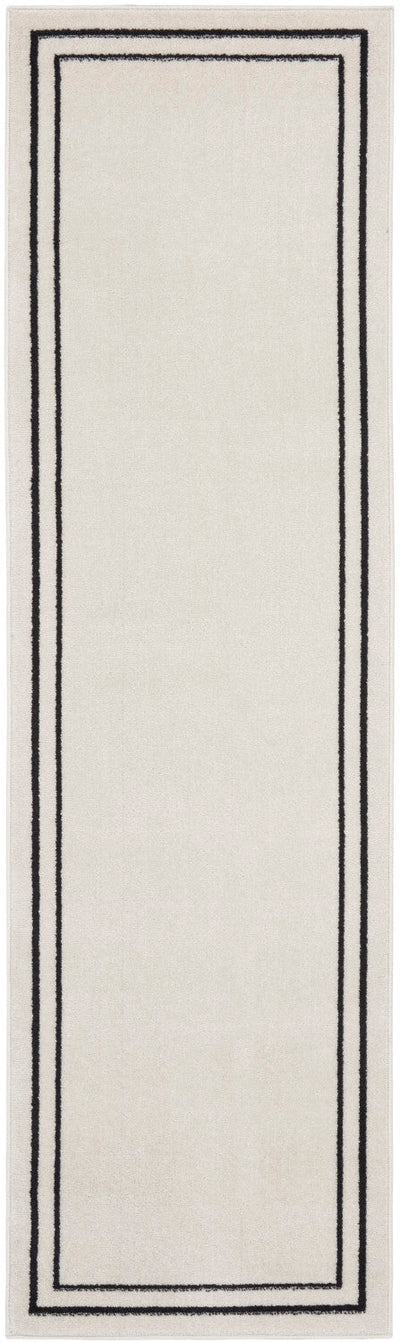 product image for Nourison Home Nourison Essentials Ivory Black Contemporary Rug By Nourison Nsn 099446148162 2 99