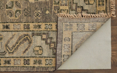 product image for foxboro traditional diamond hand knotted brown gray rug by bd fine filr6943brngryh00 6 36