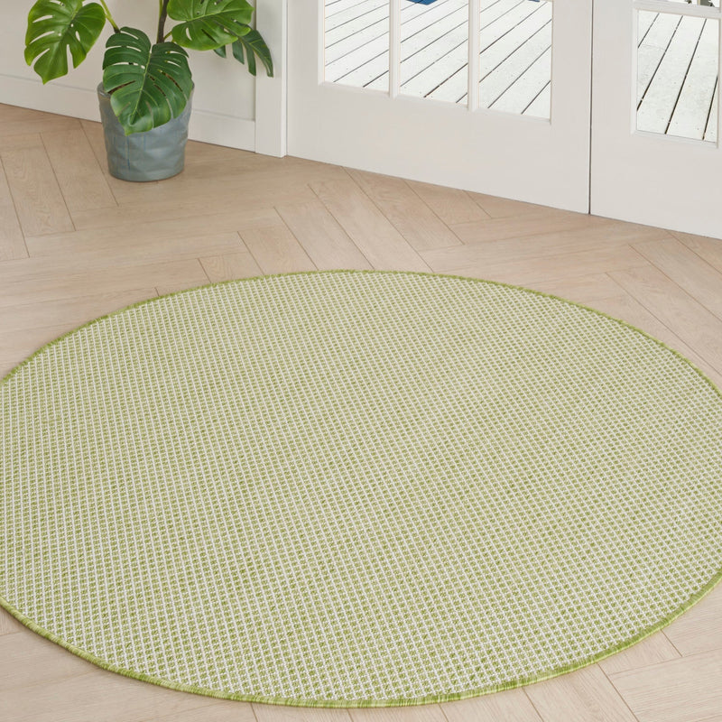 media image for Nourison Home Courtyard Ivory Green Modern Rug By Nourison Nsn 099446162403 14 298