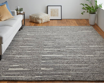 product image for Conor Abstract Gray/Taupe/Ivory Rug 7 33