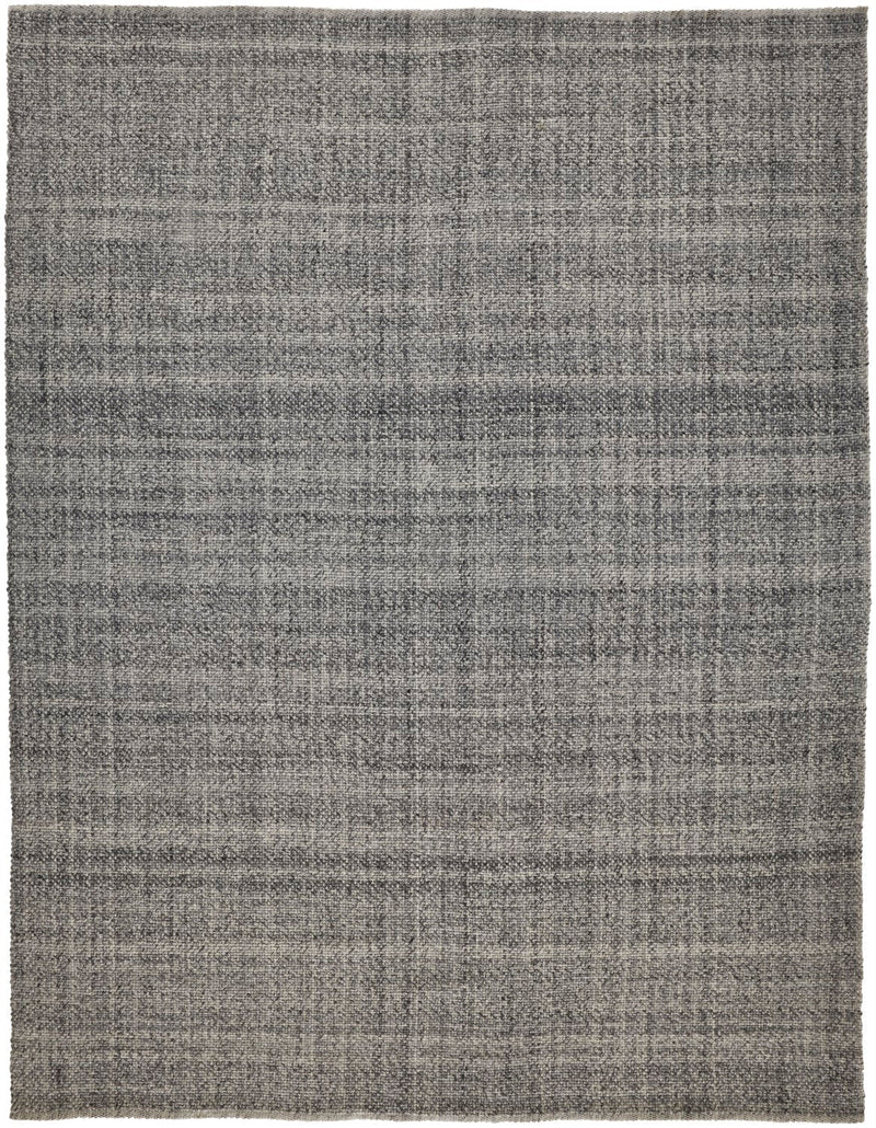 media image for Siona Handwoven Solid Color Charcoal Gray Rug 1 238