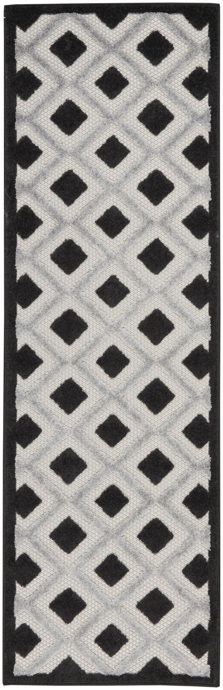 aloha black white rug by nourison 99446829917 redo 3