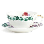 Hybrid-Isidora Porcelain Tea Cup w/ Saucer design by Seletti