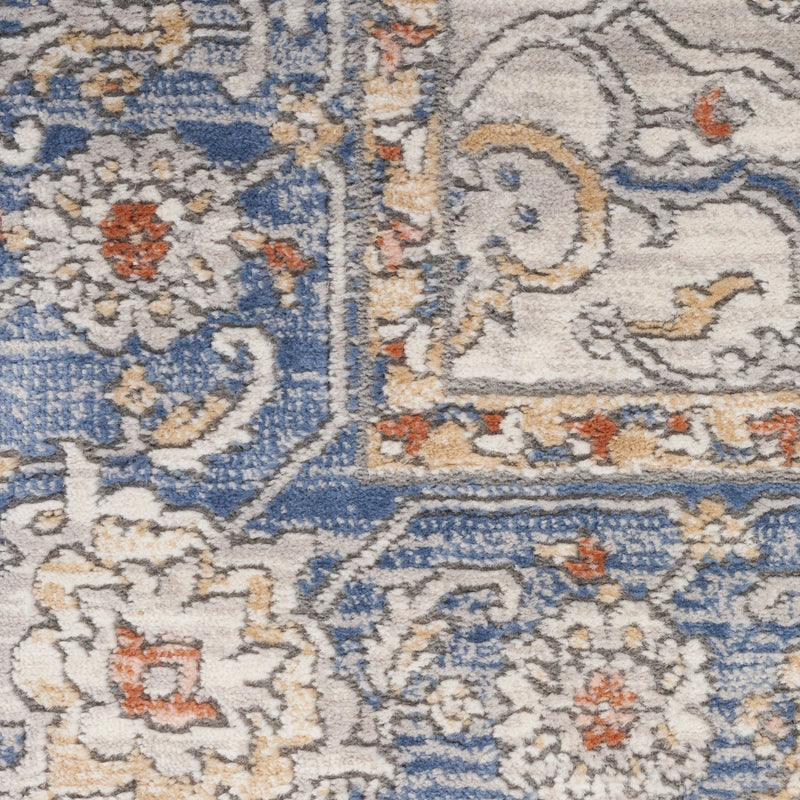 media image for Nicole Curtis Series 4 Cream Blue Vintage Rug By Nicole Curtis Nsn 099446163400 8 248