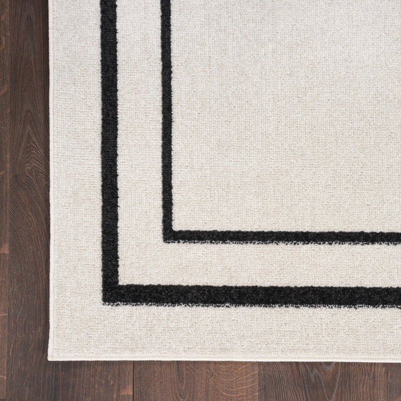 media image for Nourison Home Nourison Essentials Ivory Black Contemporary Rug By Nourison Nsn 099446148162 9 27