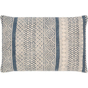 Janya Cotton Blue Pillow Flatshot 2 Image