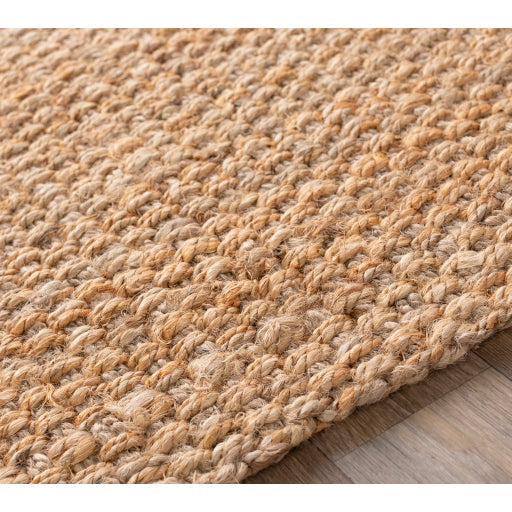 media image for Jute Woven Jute Wheat Rug Texture Image 259