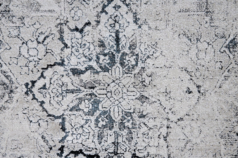 media image for Adana Distressed Ivory/Silver/Black Rug 2 274