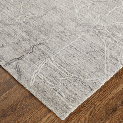 product image for archor abstract contemporary hand tufted gray ivory rug by bd fine wtnr8890gryivyh00 5 36