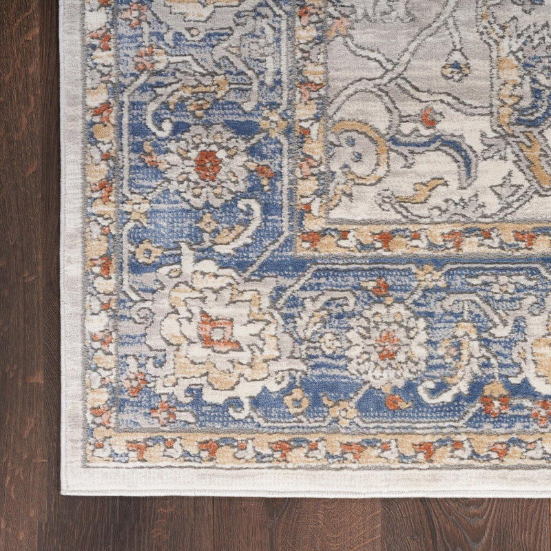 media image for Nicole Curtis Series 4 Cream Blue Vintage Rug By Nicole Curtis Nsn 099446163400 5 22