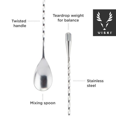 product image for stainless steel weighted barspoon 4 90