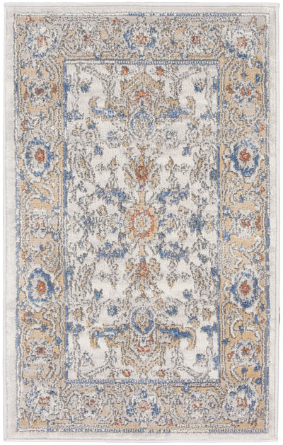 product image for Nicole Curtis Series 4 Cream Blue Vintage Rug By Nicole Curtis Nsn 099446163400 1 19