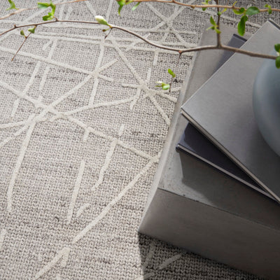 product image for Calvin Klein Wander Grey Modern Indoor Rug 7 58