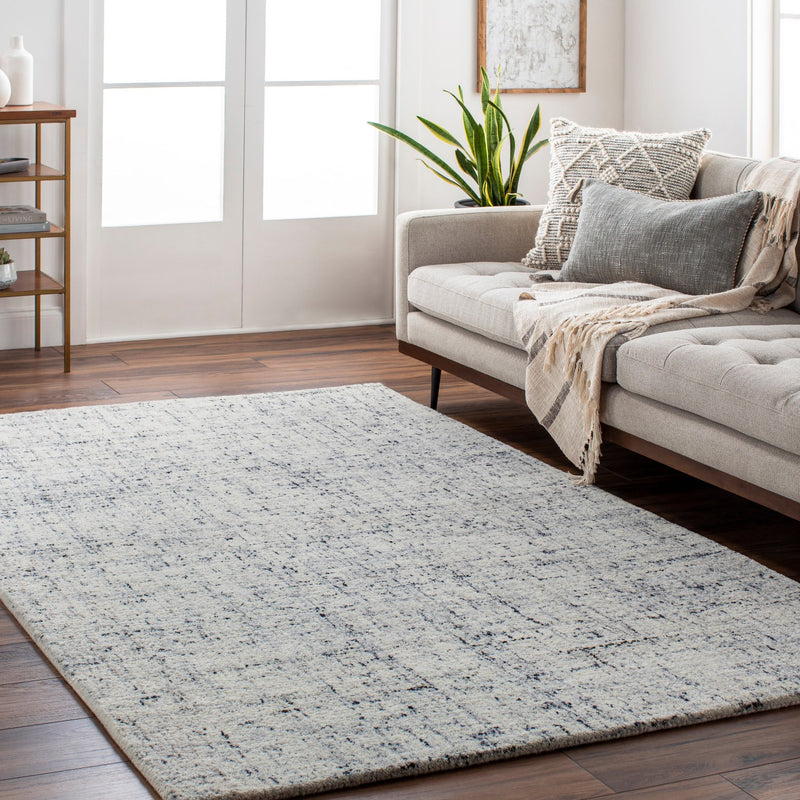 media image for Lucca Wool Contemporary Medium Gray Rug 5 245