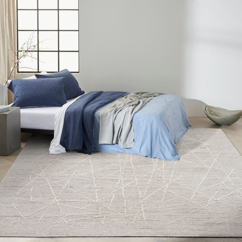 media image for Calvin Klein Wander Grey Modern Indoor Rug 8 267