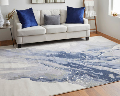 product image for takara abstract contemporary blue beige rug by bd fine clor39k2blubgeh13 7 70