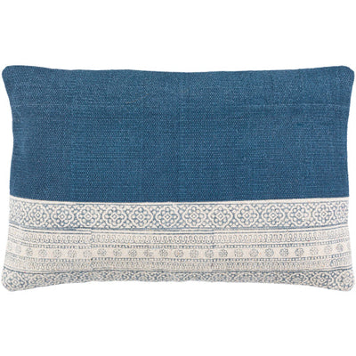 product image for Lola Cotton Pale Blue Pillow Flatshot 3 Image 93