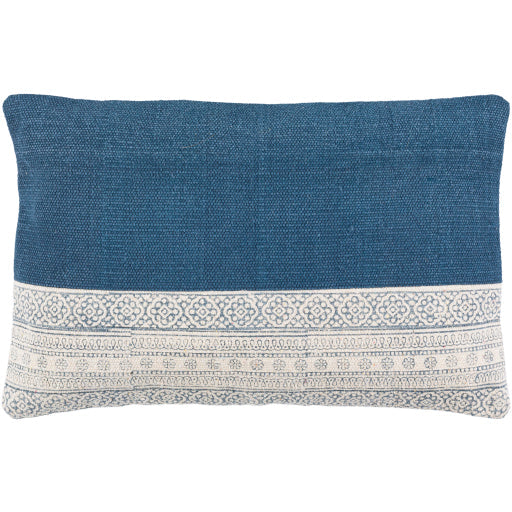 media image for Lola Cotton Pale Blue Pillow Flatshot 3 Image 274