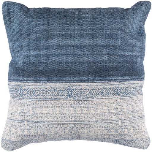 media image for Lola Cotton Pale Blue Pillow Flatshot 2 Image 243