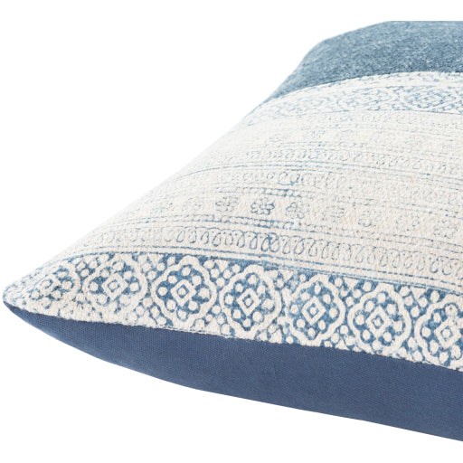 media image for Lola Cotton Pale Blue Pillow Corner Image 3 285