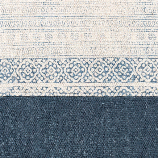 Lola Cotton Pale Blue Pillow Texture 3 Image