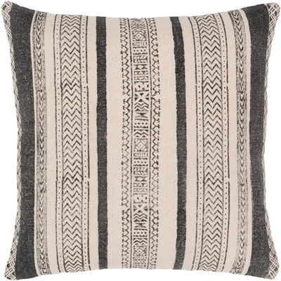 product image for Lola Striped Black Pillow 62