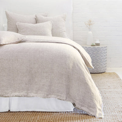 product image of logan duvet and shams in terracotta design by pom pom at home 1 578