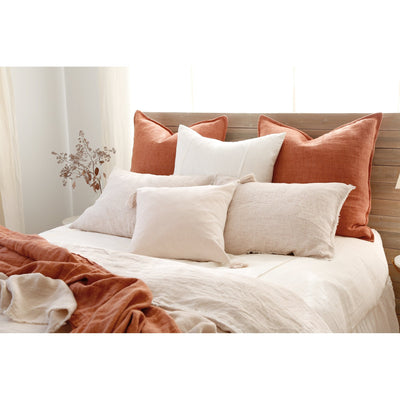 product image for logan duvet and shams in terracotta design by pom pom at home 4 79