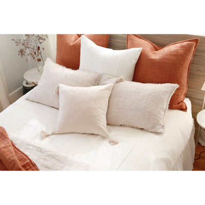 product image for logan duvet and shams in terracotta design by pom pom at home 3 12