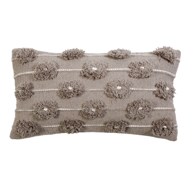 media image for lola handwoven pillow with insert design by pom pom at home 1 215