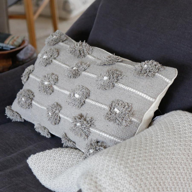 lola handwoven pillow with insert design by pom pom at home 4