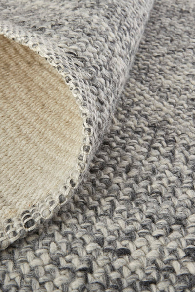 product image for Siona Handwoven Solid Color Charcoal Gray Rug 3 42