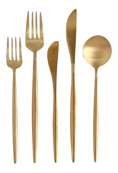 product image for luna flatware 5 piece set by borrowed blu bb0182s 3 71