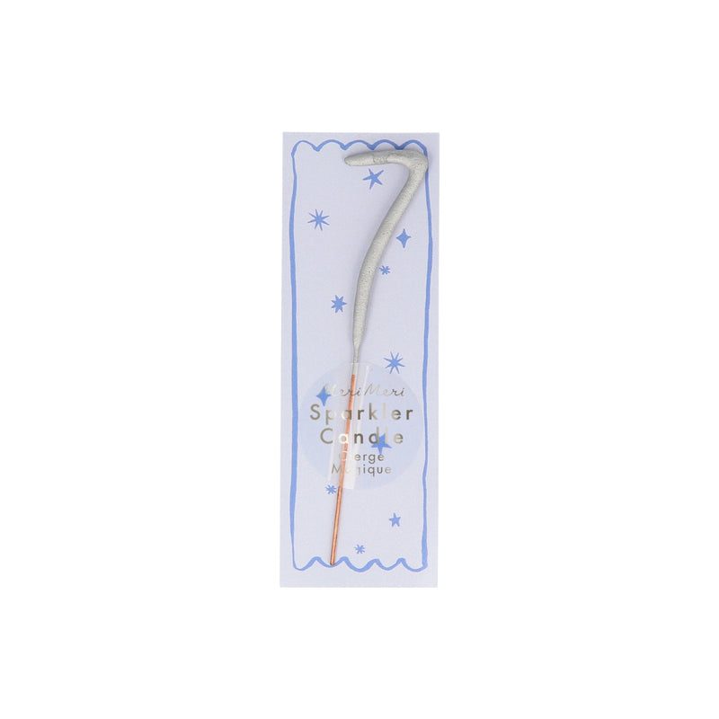 media image for mini silver sparkler number candle by meri meri mm 175627 8 216