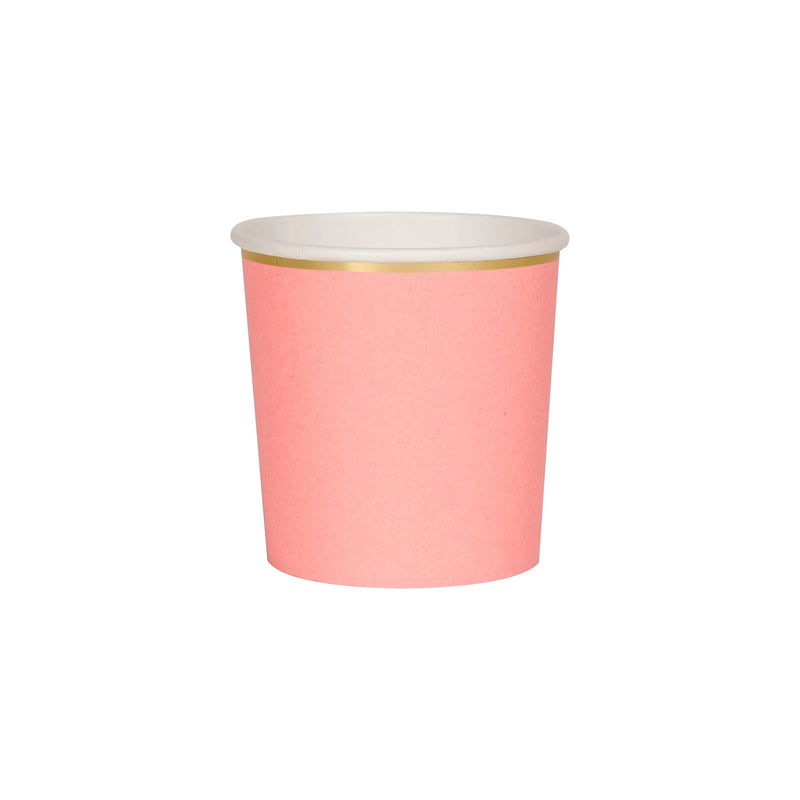 media image for neon coral partyware by meri meri mm 181495 5 277