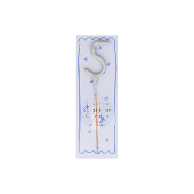product image for mini silver sparkler number candle by meri meri mm 175627 6 64