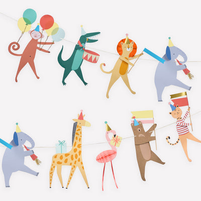 product image for animal parade partyware by meri meri mm 267376 18 22