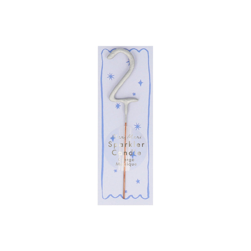 media image for mini silver sparkler number candle by meri meri mm 175627 3 239